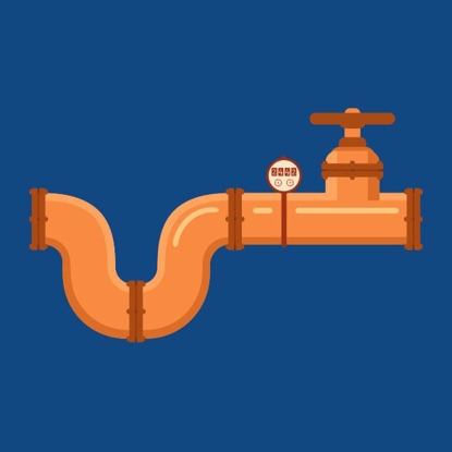 Gas Line Plumbing Photo